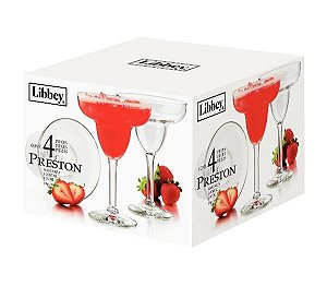 PRESTON JOGO C/04 TAÇAS P/MARGARITA 266 ML