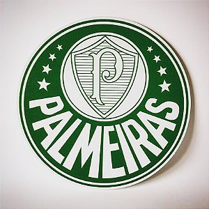 QUADRO DECORATIVO BRASAO - PALMEIRAS