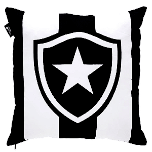 CAPA DE ALMOFADA 40X40 COM PORTA OBJETOS - BOTAFOGO
