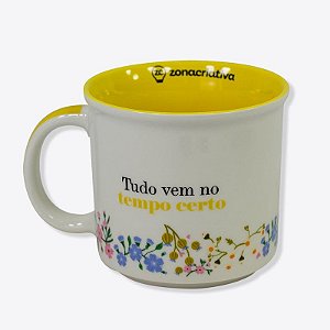 10025893 CANECA TOM 350ML MOTIVACIONAL FLORAL
