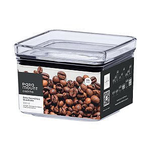 Pote hermético quadrado 480 ml