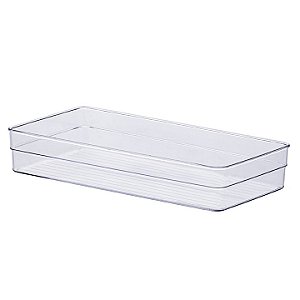 Organizador Diamond 30 x 15 x 5,2 cm cristal