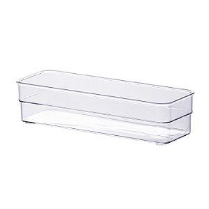 Organizador Diamond 22,5 x 7,5 x 5,2 cm cristal