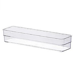 Organizador Diamond 30 x 7,5 x 5,2 cm cristal