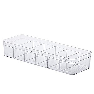 Organizador Diamond com divisórias 40,5 x13,5 x7,5 cm