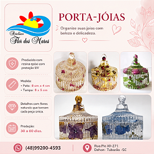 Porta-joia em Resina