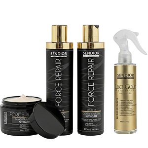 Combo Nutrição Force e Splash Liso Gold