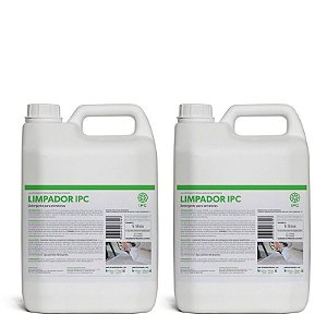 KIT LIMPADOR IPC - Detergente para extratoras - 2 unidades de 5 litros (antigo Limpador Soteco)