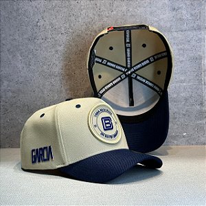 Boné TRUDFS Aba Curva Bege Marinho