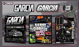 Adesivo Cartela Team Garcia 01