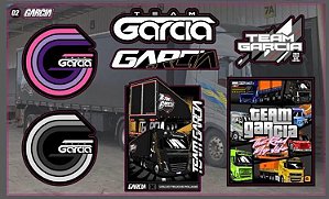 Adesivo Cartela Team Garcia 02