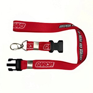 CORDÃO FRASE LOGO BG VERMELHO