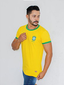 Camisa Do Brasil Em Algodão