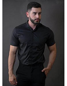 Camisa Manga Curta Sinaloa Preta