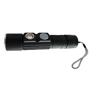 Lanterna Tática CLIP USB RECARREGÁVEL Guepardo 150 Lúmens