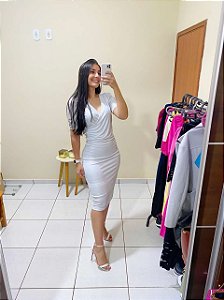 Vestido Laura Xadrez Em Bengaline Com Elastano Tata Martello