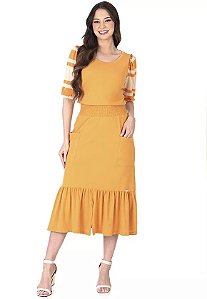 Conjunto Aurora  em mix de malha piquet Hapuk
