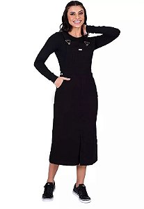 Blusa Sasha em malha com punho e shape justo Hapuk