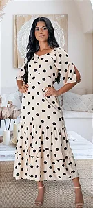 Vestido Anna de poá Celia Santos