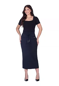 Blusa Elisa foi confeccionada em malha canelada Hapuk