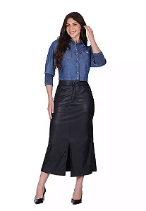 Blusa Heloisa  em tecido plano com composição de liocel Hapuk