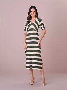 Vestido Vilma em malha de viscose Tata Martello