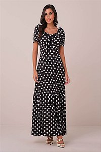 Vestido Eduarda Longo no Crepe- Tata Martello