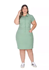 Vestido Jorceli em malha texturizada e ribana Hapuk