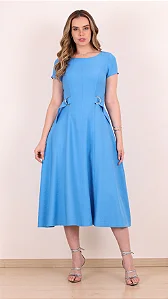 Vestido Ísis em alfaiataria Puro Sharmy