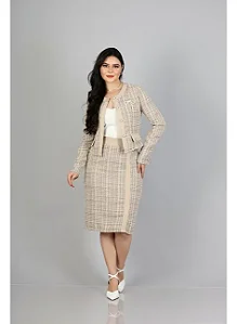 CONJUNTO VARANASI EM TWEED NÍTIDO