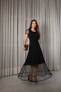 Vestido Longo Preto Expressão