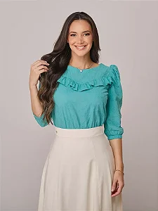 Blusa Fiorella em Bordado Tata Martello