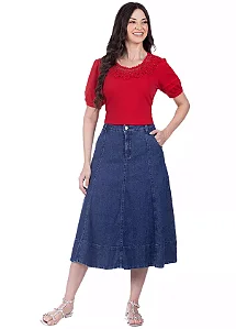 Blusa Angelita em malha texturizada Hapuk