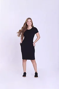 Vestido Celina em malha canelada Hapuk