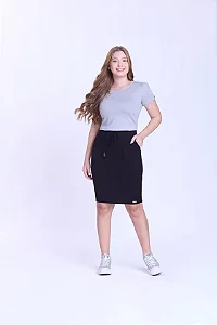 Saia Rebeca em malha canelada Hapuk