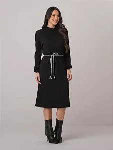 Vestido Viviane em modelagem reta Tata Martello