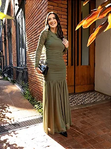 Vestido Tayla Tata Martello em Tule drapeado
