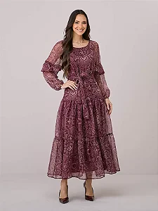 Vestido Milene em estampa Tata Martello