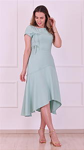 Vestido Elisangela em Alfaiataria de Viscose Puro Sharmy
