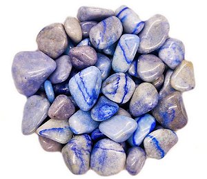 Pedra da Meditação - Quartzo Azul Rolada - Unidade