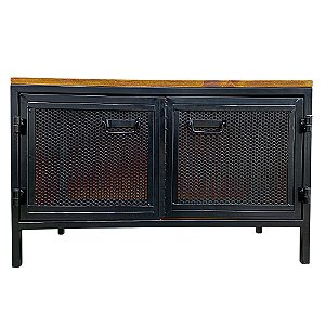 Aparador Baixo com 2 Portas de Ferro
