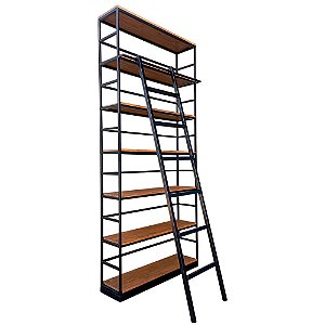 Estante de Livros com Escada
