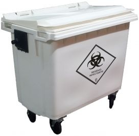 Contentor Hospitalar de 4 Rodas - 660 Litros