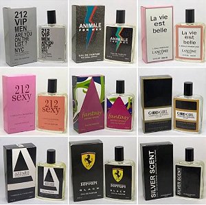 PERFUME  ATACADO 30 UNIDADES 100 ML