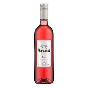 Vinho Rosé de mesa Seco Lovatel 750ml