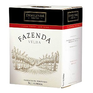 Vinho Tinto Fazenda Velha Casa Ermelinda Freitas Bag in Box 5 litros