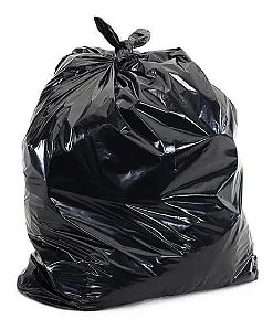 Saco de lixo preto 100L / Fardo com 100 und.