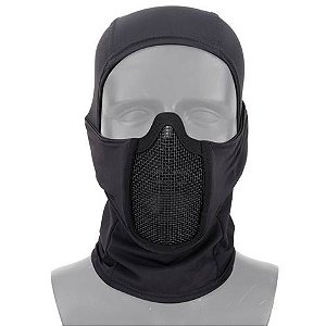 Balaclava Microfibra c/ Prot. UV e Tela de Proteção -PRETO