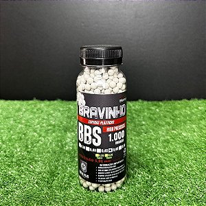 BBS BRAVINHO AIRSOFT 0.48G - 1000UN + 100un de brinde