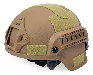 Capacete Tatico Airsoft Tatico -TAN